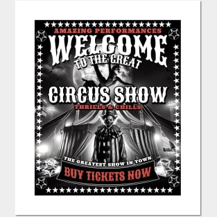 Horror Circus Poster Posters and Art